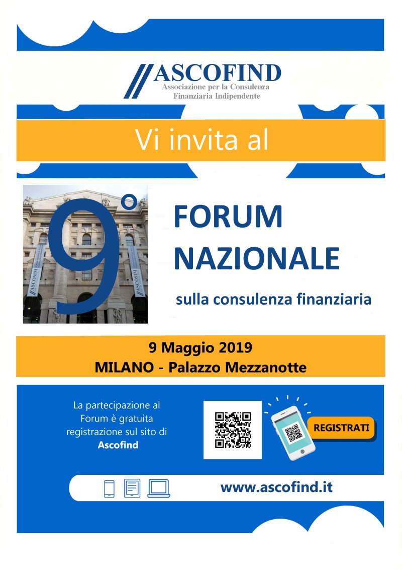 9 Forum Nazionale Consulenza Finanziaria