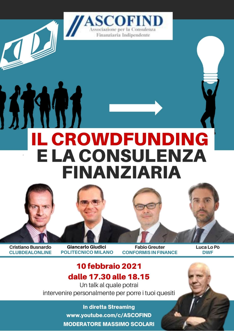 IL CROWDFUNDING E LA CONSULENZA FINANZIARIA